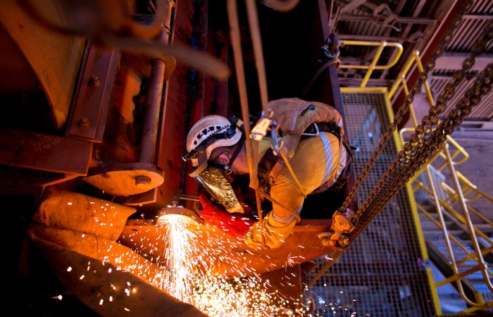Rope access welder